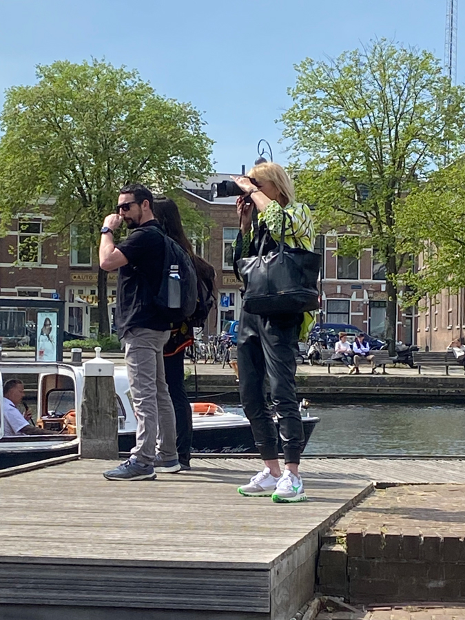 lime coloured patterned jacket