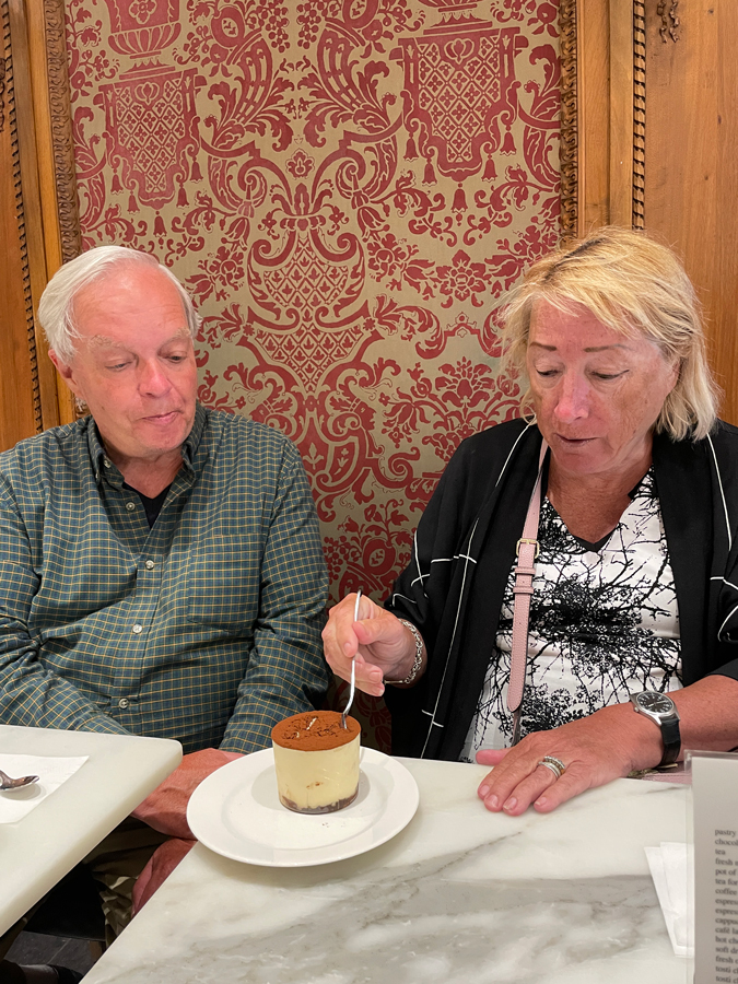 Brian and Susan at Pompadour Amsterdam