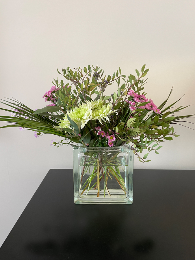 Bouquet from left-over flowers