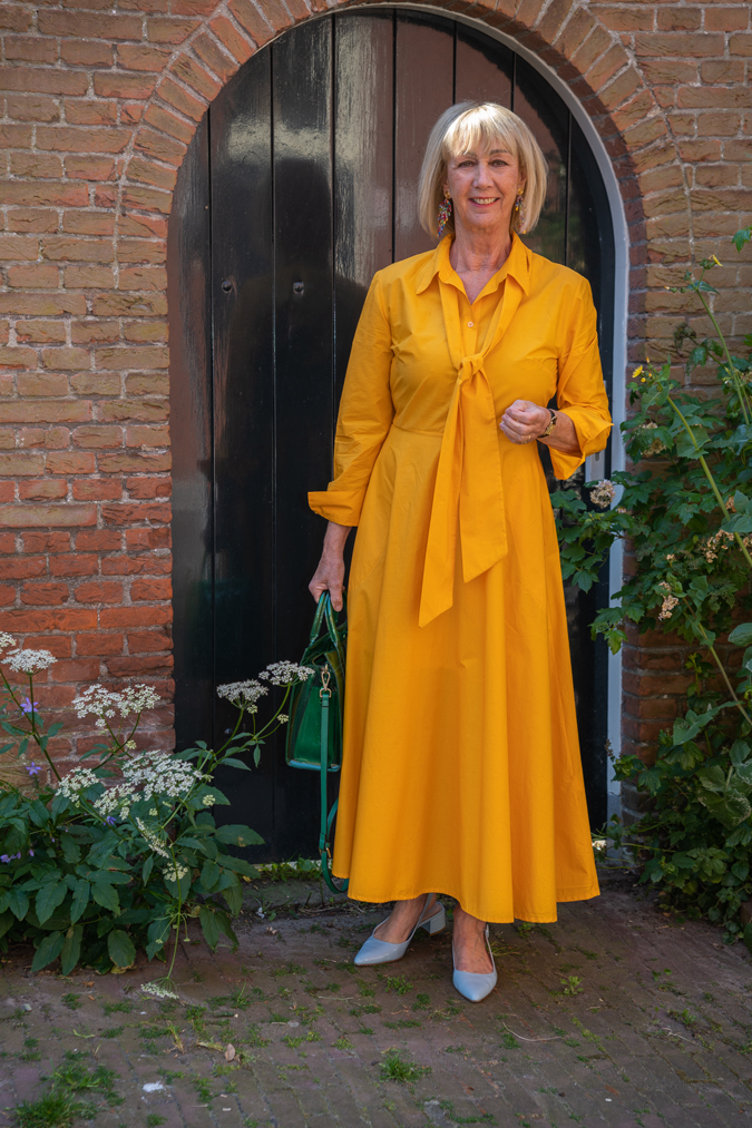 Yellow summer dress