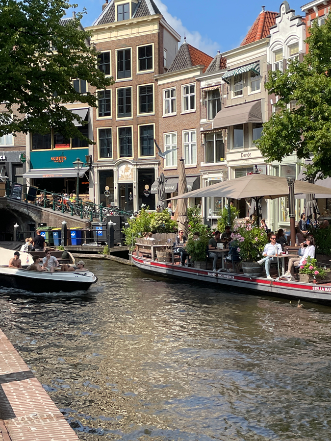 Boats in Leiden