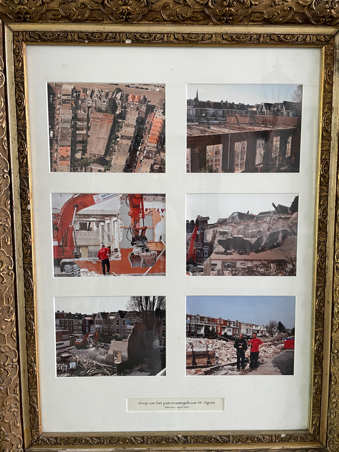 Demolition of the old building on the ground of, what was to be Emma's Hof