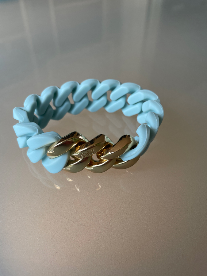 Baby blue bracelet