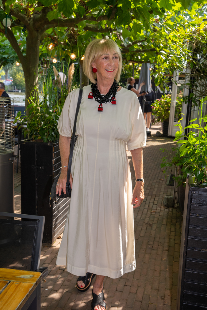 Angela Caputi locks necklace