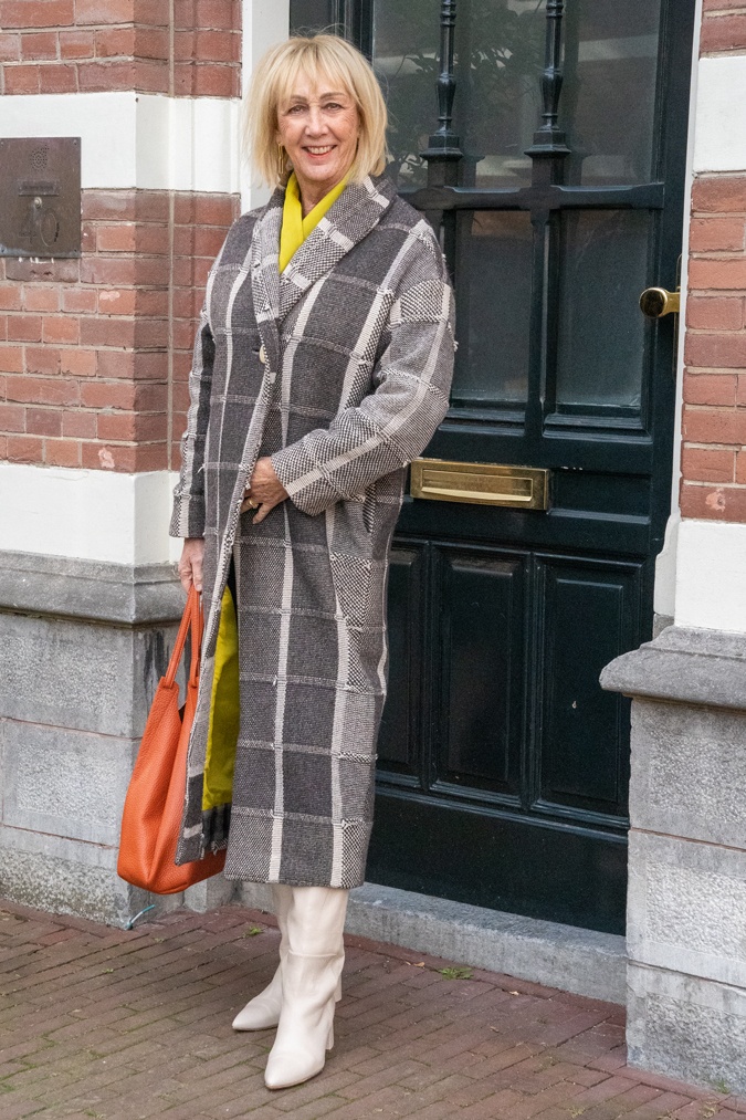 Long brownish black coat