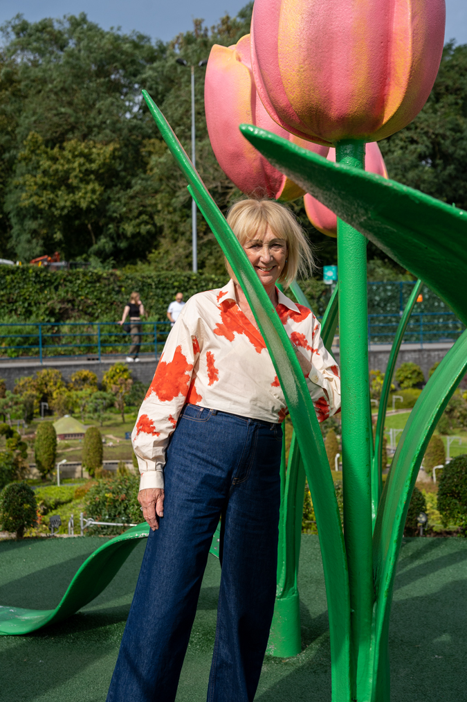 Wide leg jeans and Madurodam