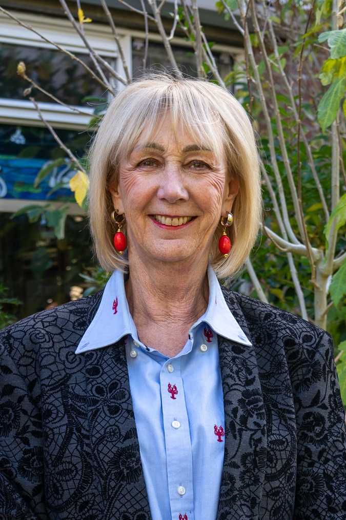 Red earrings by Lara Design