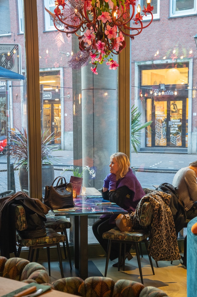 Marjolein at restaurant By Ami