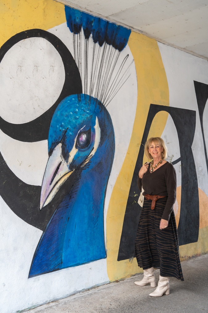 Brown skirt with brown jumper