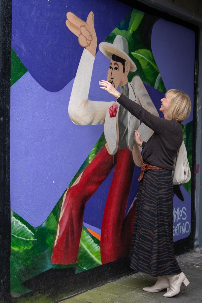 Brown skirt with brown jumper