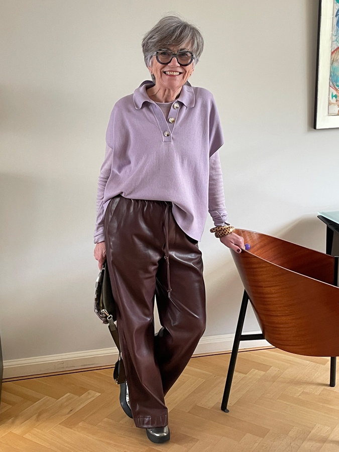 Misja with new trousers