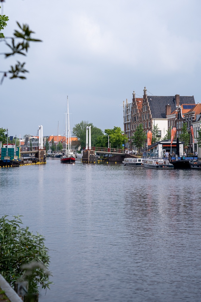 Spaarne canal in Haarlem