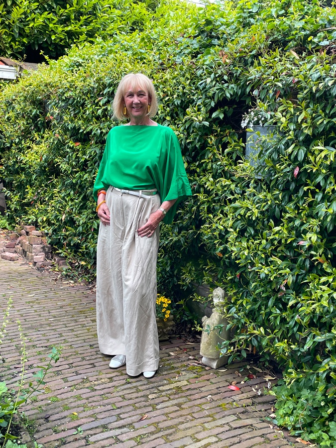 Outfit linen trousers