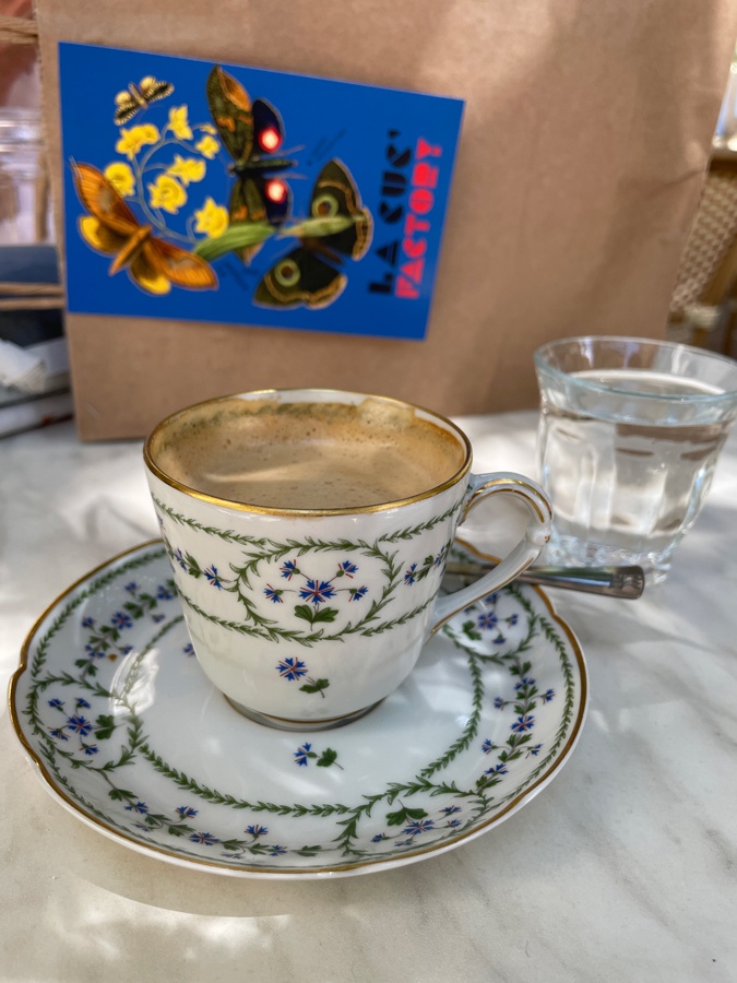 Cute cup of espresso