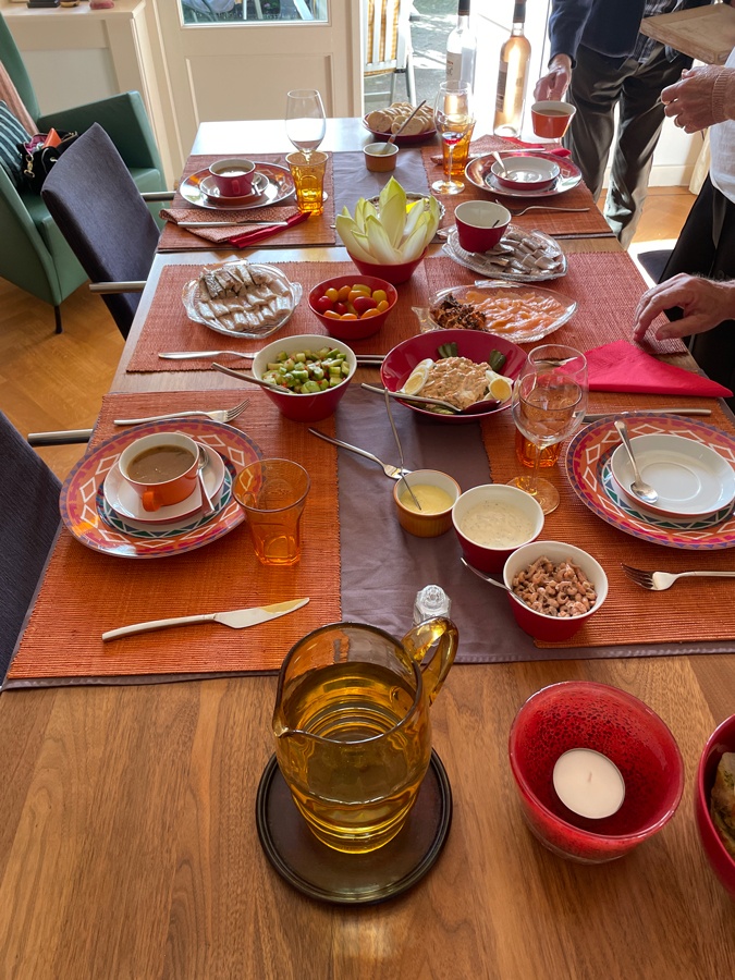 Dinner at Georg and Marla