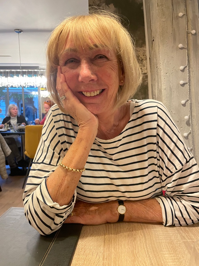 Close-up at dinner in Troyes