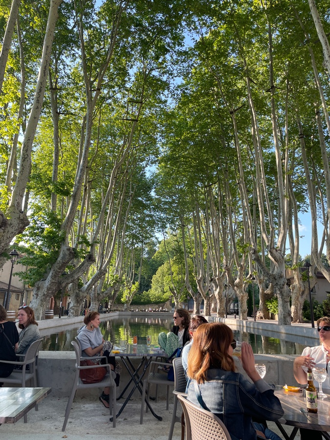 Place de l'Etang at Cucuron