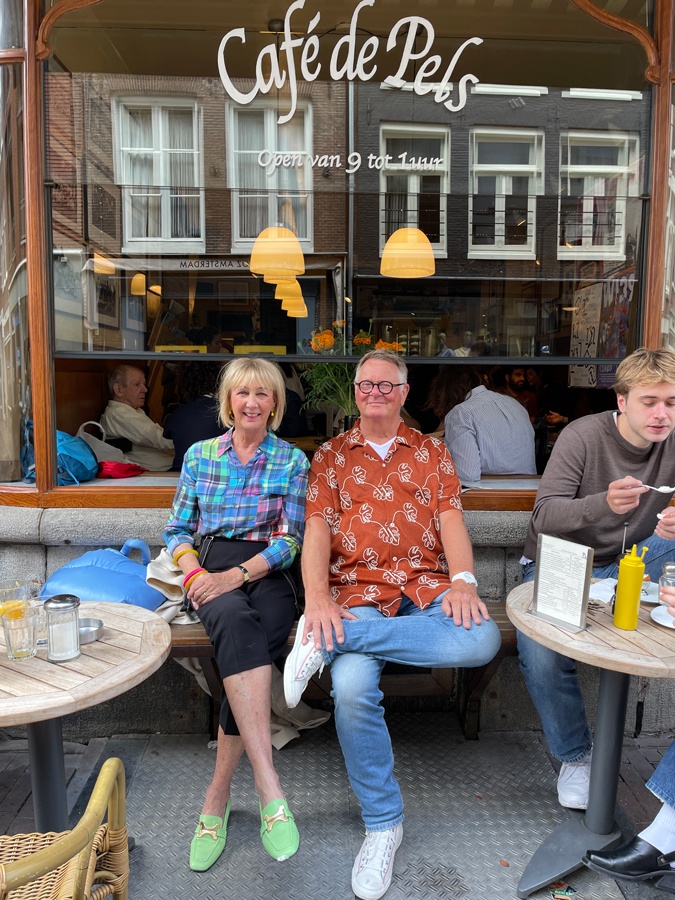 Ron and I in Amsterdam