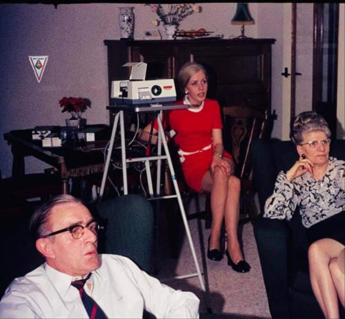 Slide show in the sixties