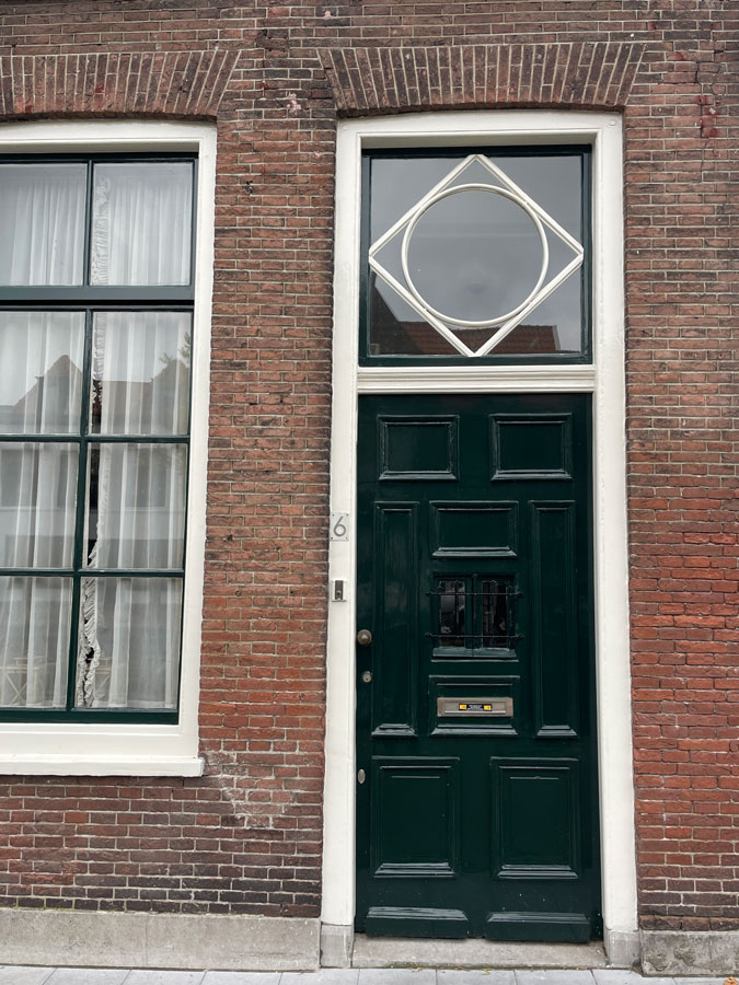 Beautiful old door in the Netherlands