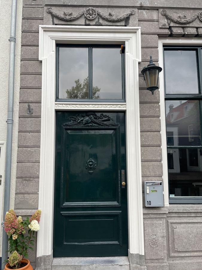 Beautiful old door in the Netherlands