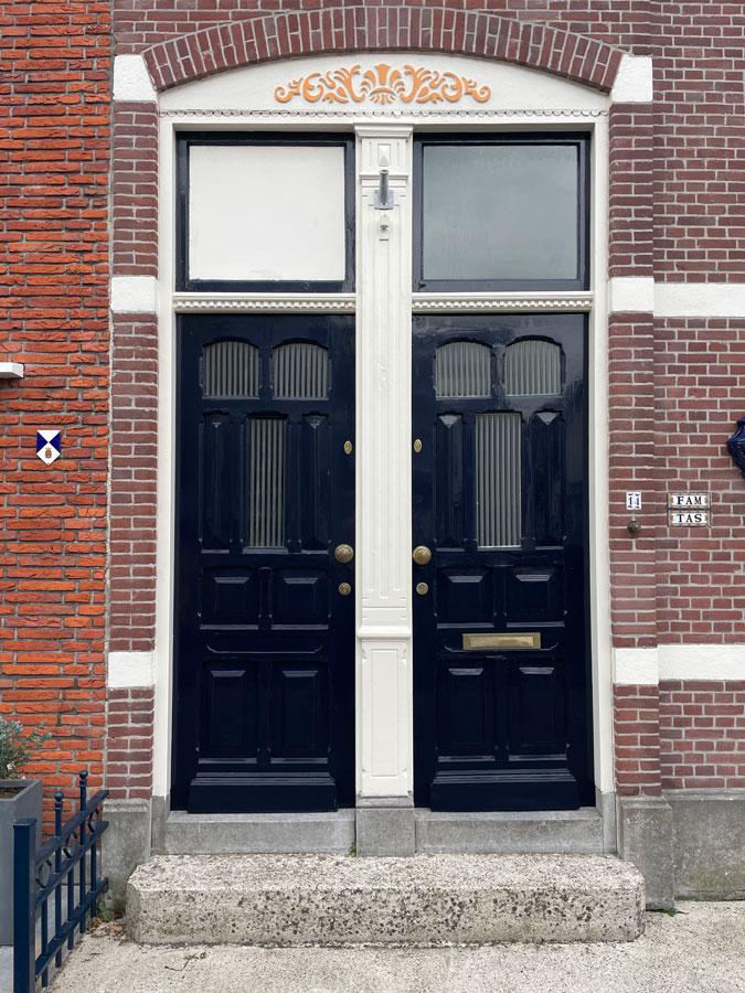 Beautiful old door in the Netherlands