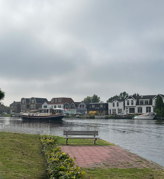 Ship near Gemaal Halfweg