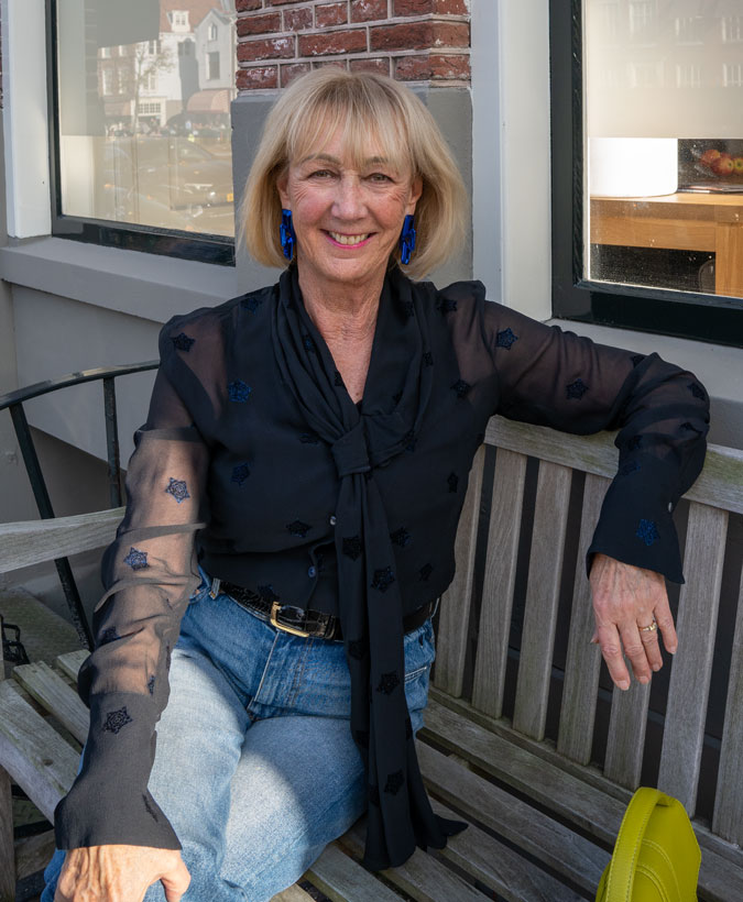 Black and blue Vivienne Westwood blouse