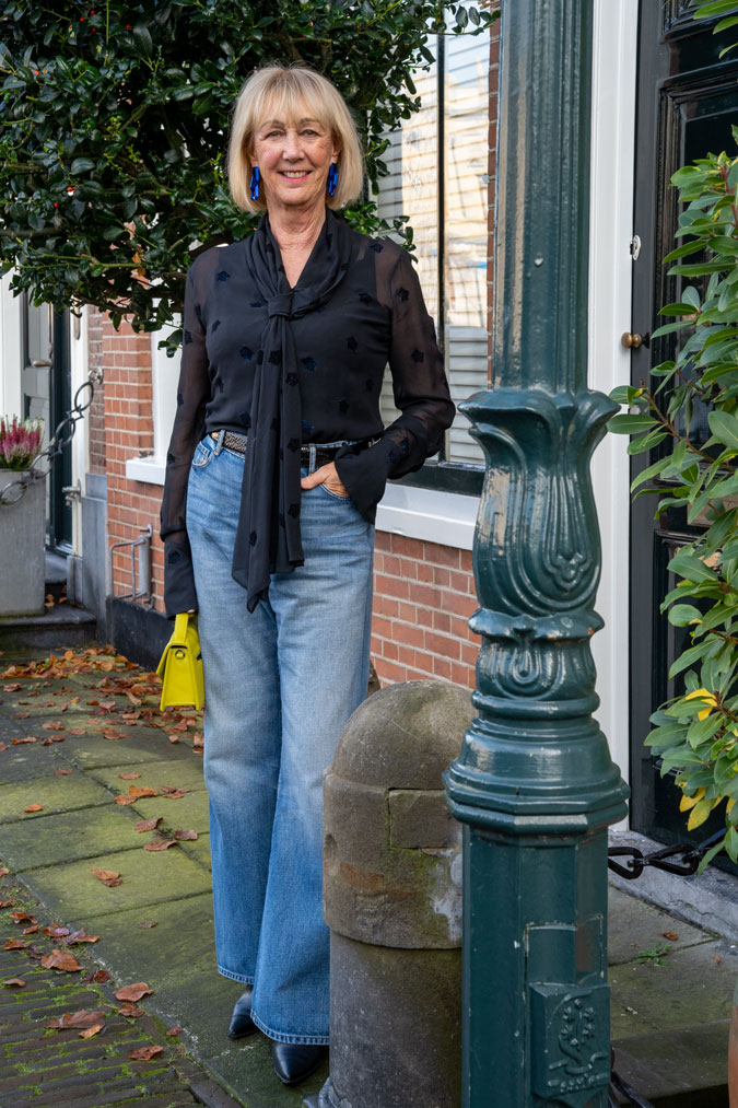 Black and blue Vivienne Westwood blouse