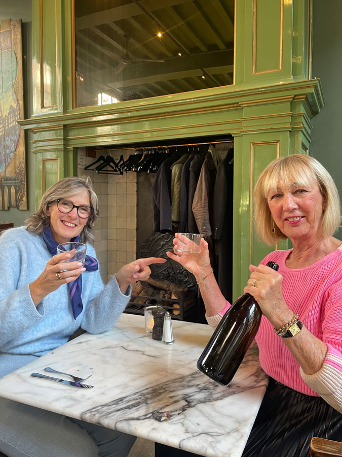 Janna of Instagram account Timelessstyle.nl and me