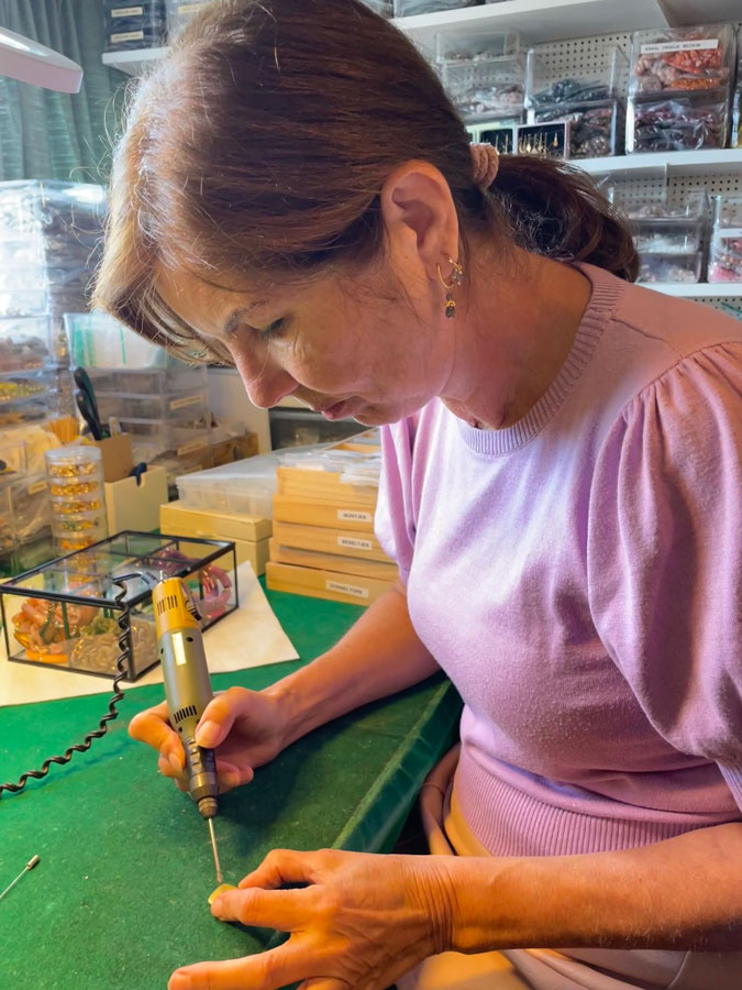 Marcella of Lara Design at work