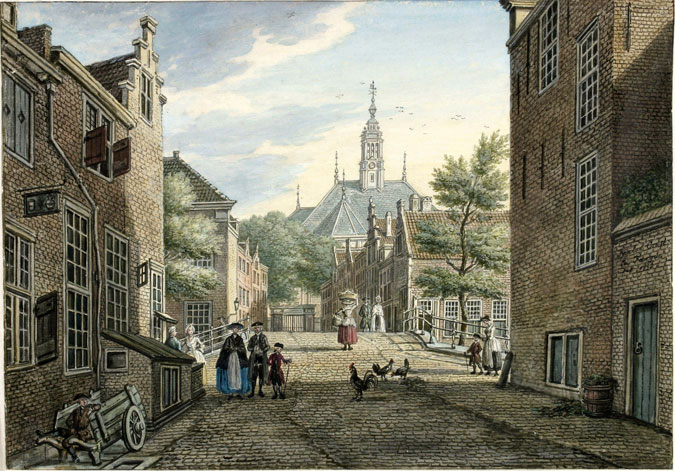 Nieuwe Kerk The Hague in 1778