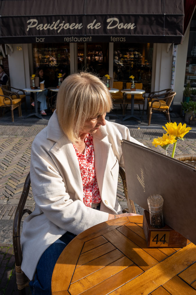 On a terrace in Utrecht