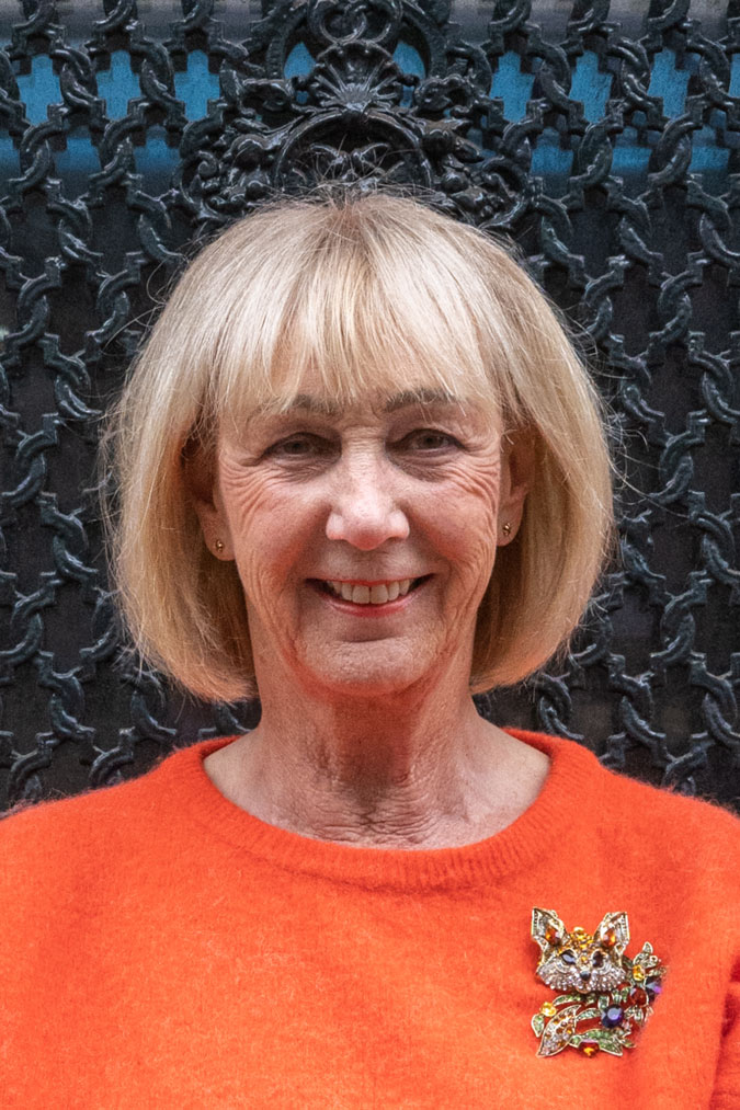 Long denim skirt with a fluffy orange jumper