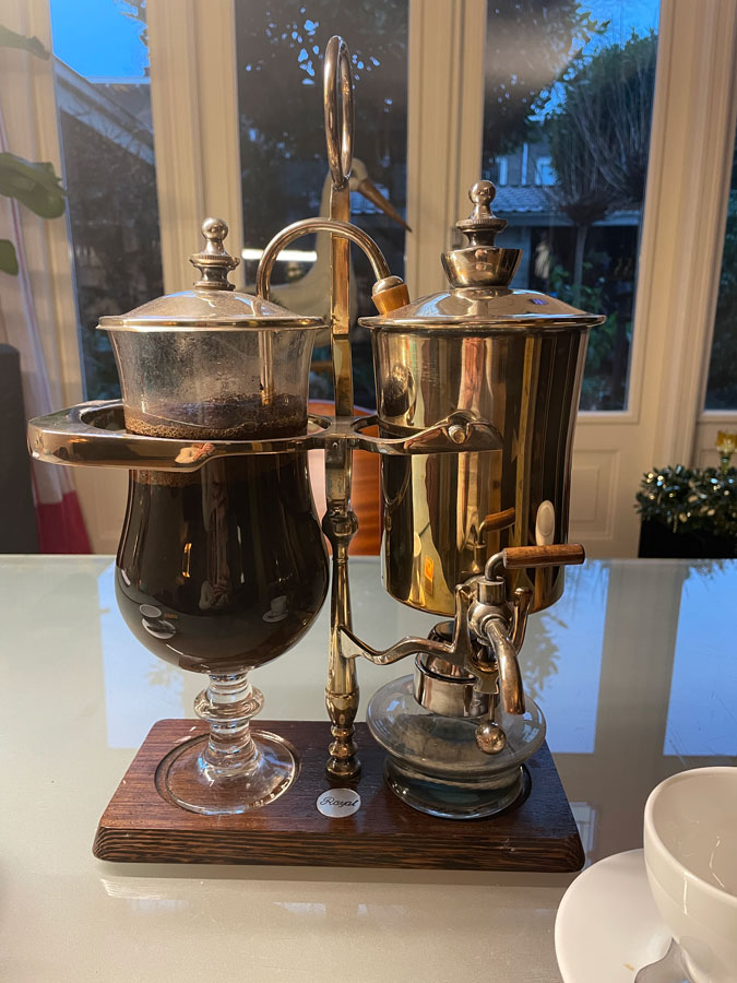 Antique coffee maker