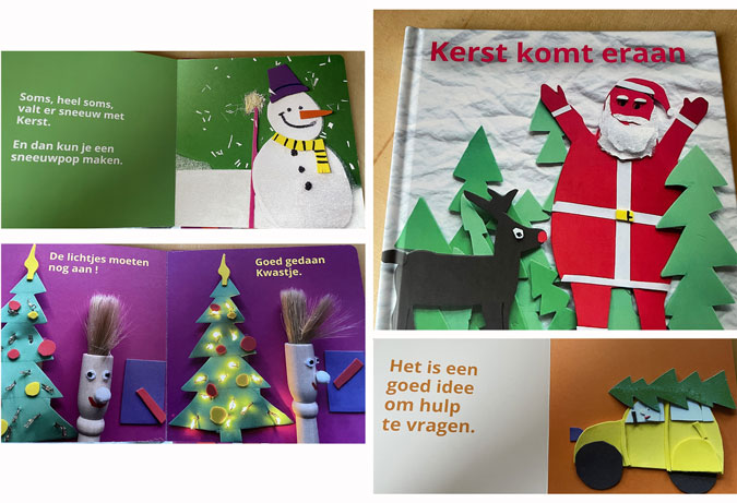 Christmas booklet collage
