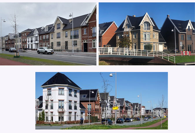 New build houses in Weesp