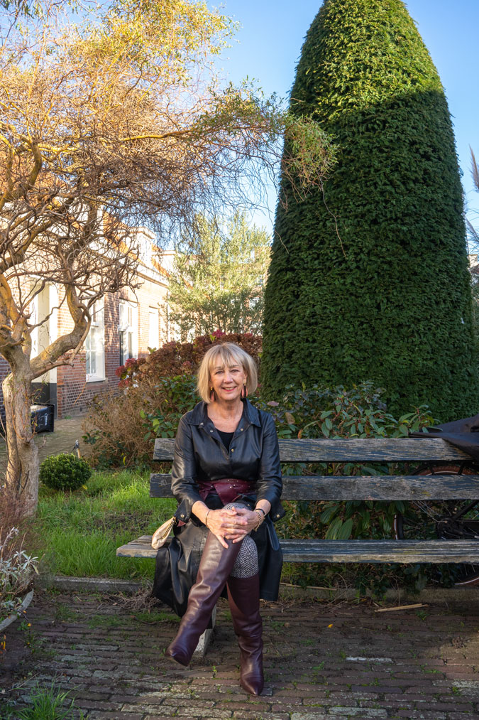 Black and burgundy go well together