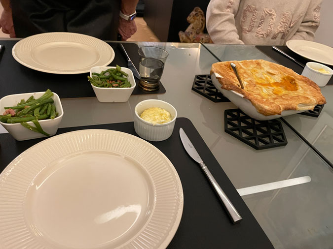 Dinner Saturday evening