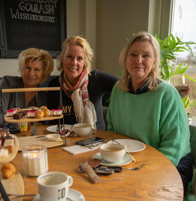 Marijke, Claudia and Jilske