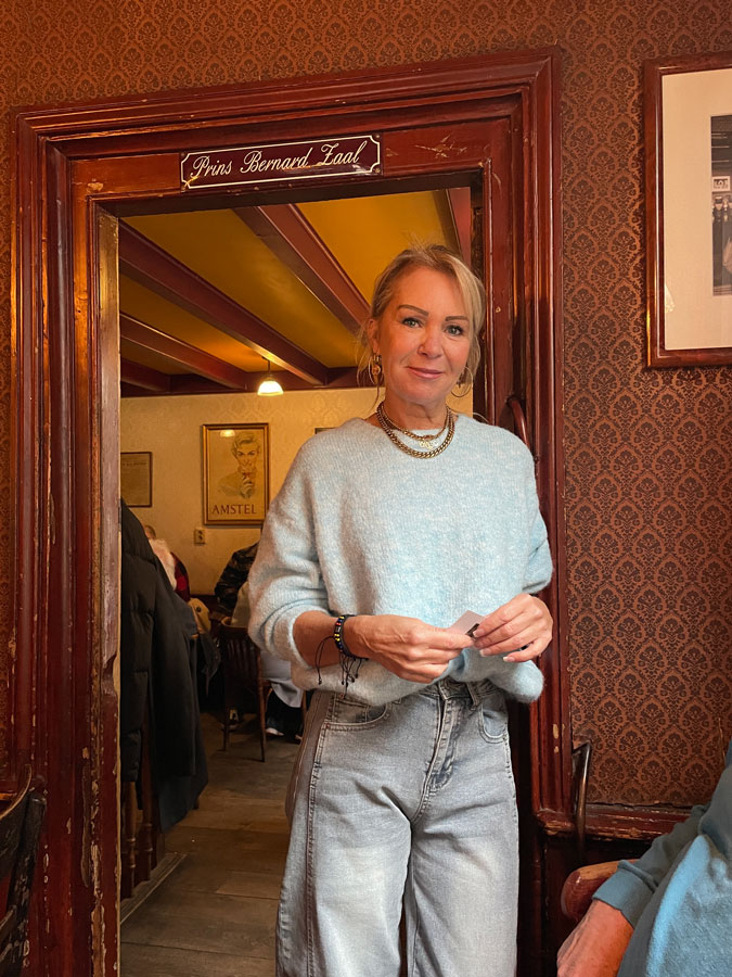 Henny, kitchen princess at Café Hegeraad Amsterdam