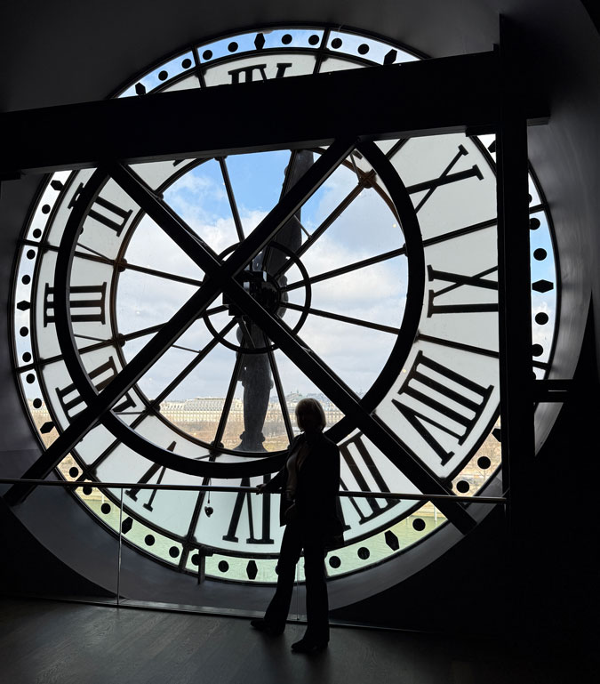 Musee d'Orsay behind the clock