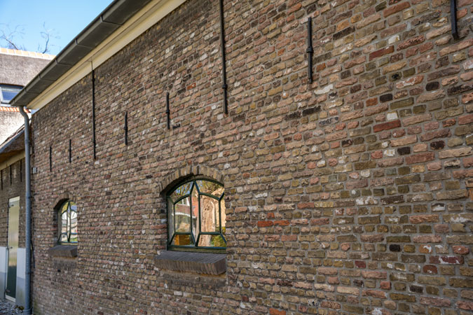 Picturesque houses near Delft