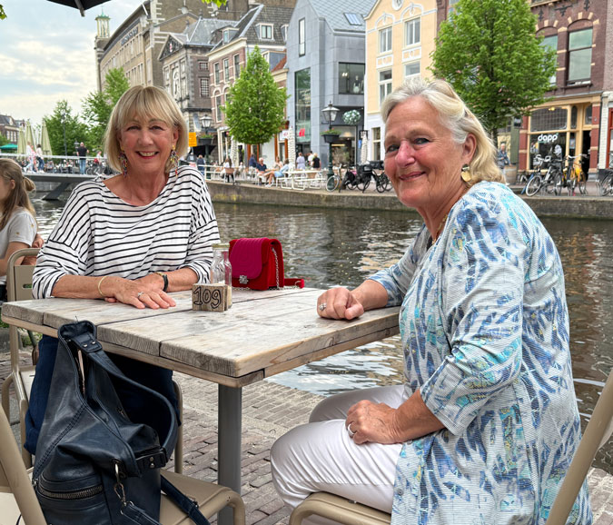 Jeanne and me in Leiden