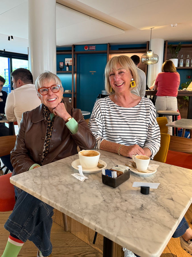 Susan and I on our last morning