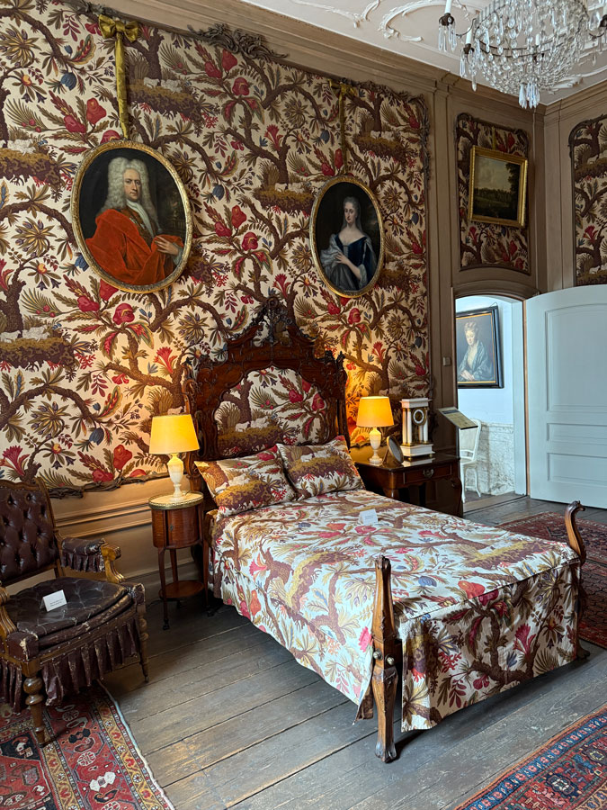 Bedroom in Museum Van Loon in Amsterdam