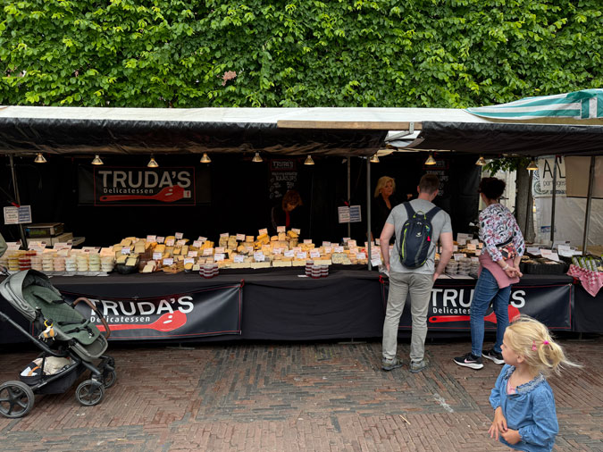 Food delights like French cheese, sausages, pesto etc.