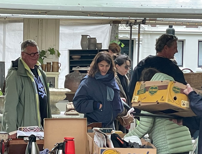 Antique market in Haarlem