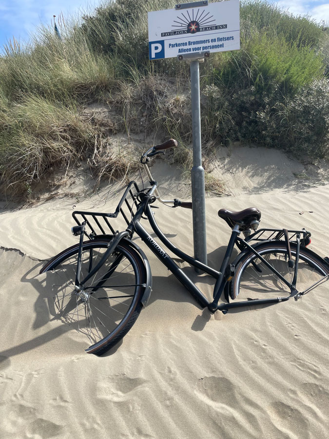 Bike on the beach