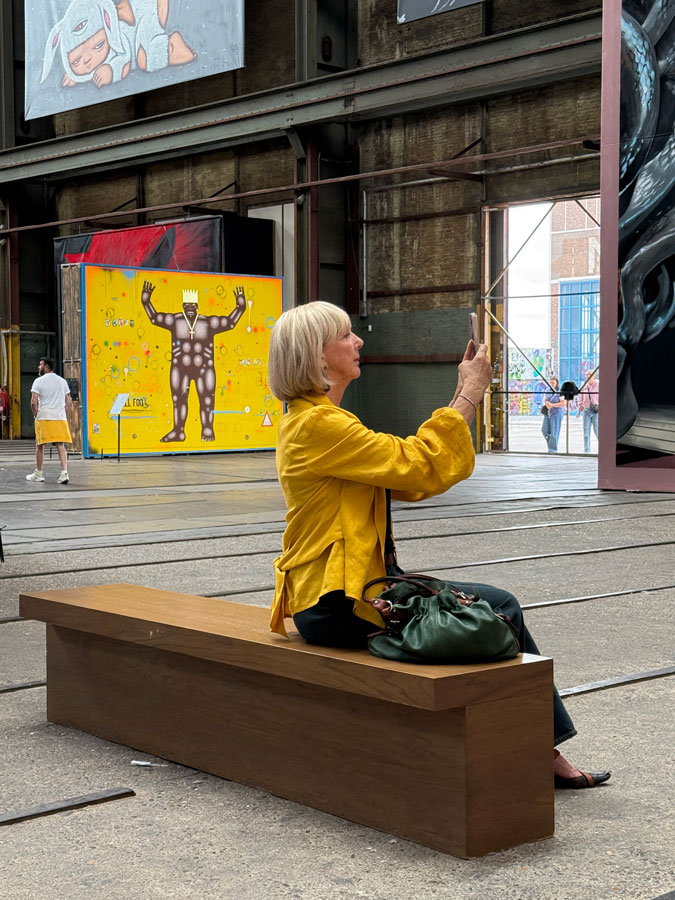 Golden yellow blouse as a jacket